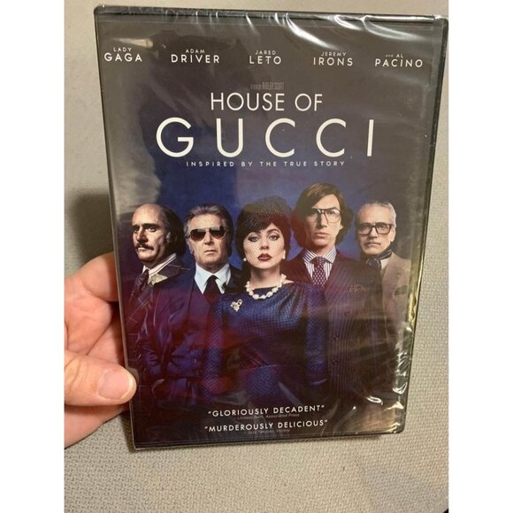 NEW House of Gucci (2021, DVD) Lady Gaga Adam Driver Al Pacino Jared Leto Sealed - Picture 1 of 2